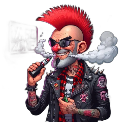jacket, staff, cyberpunk, concept art transparent PNG cut-out