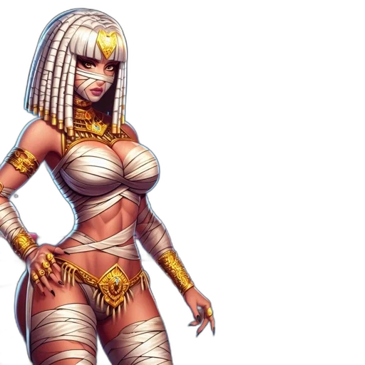 fantasy art, pixel art, concept art, comic book art transparent PNG cut-out