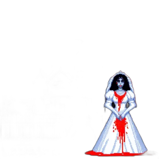 dress, concept art, pixel art, comic book art transparent PNG cut-out
