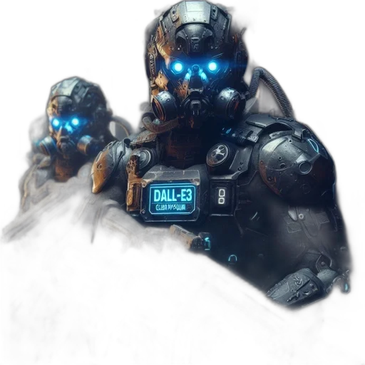 robot, face, weapon, mask transparent PNG cut-out