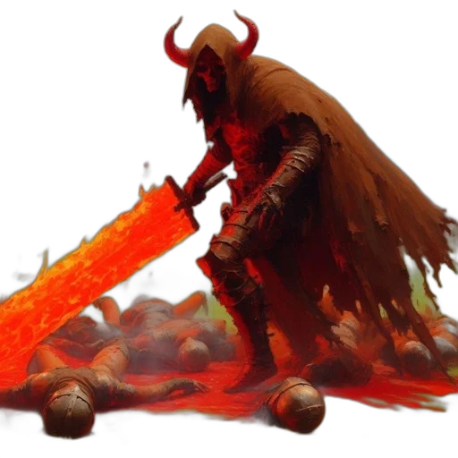 sword, staff, weapon, dragon transparent PNG cut-out