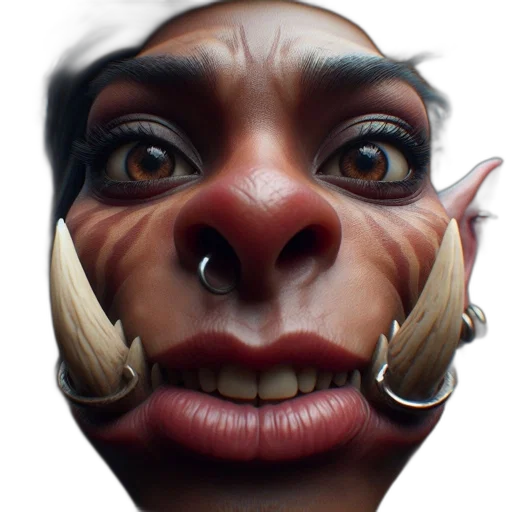 face, mask, creature, animal transparent PNG cut-out