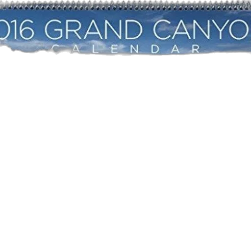 2016, grand, canyon, calendar transparent PNG cut-out