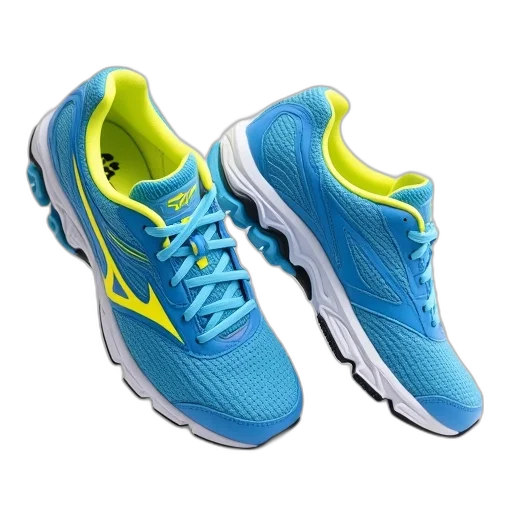 shoes, 3d render, photorealistic, mizuno transparent PNG cut-out