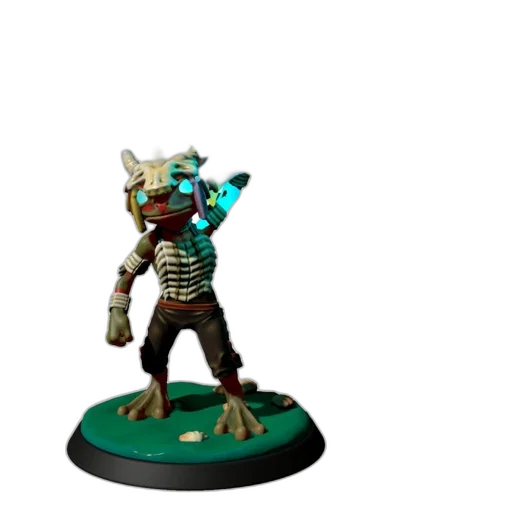 staff, creature, concept art, 3d render transparent PNG cut-out