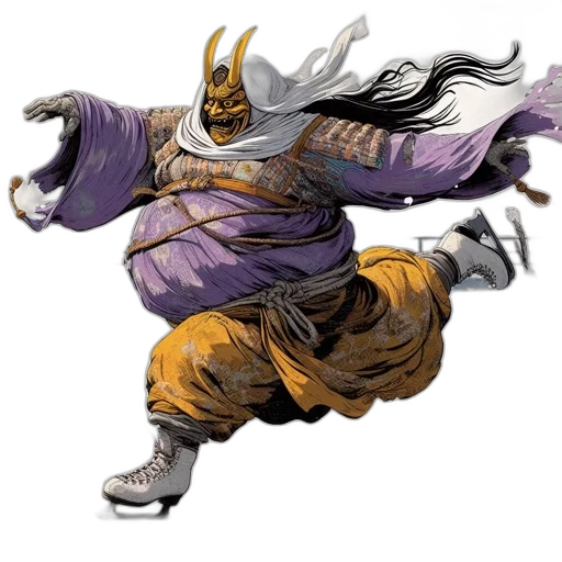 mask, dragon, creature, staff transparent PNG cut-out