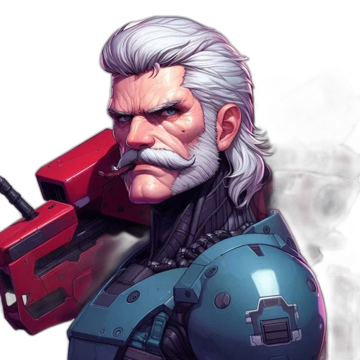 face, weapon, staff, concept art transparent PNG cut-out