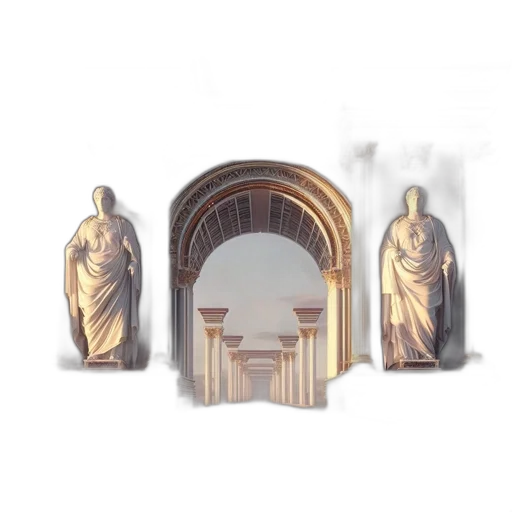 furniture, crown, 3d render, concept art transparent PNG cut-out