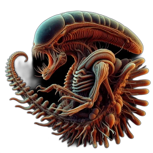 creature, hair, dragon, animal transparent PNG cut-out