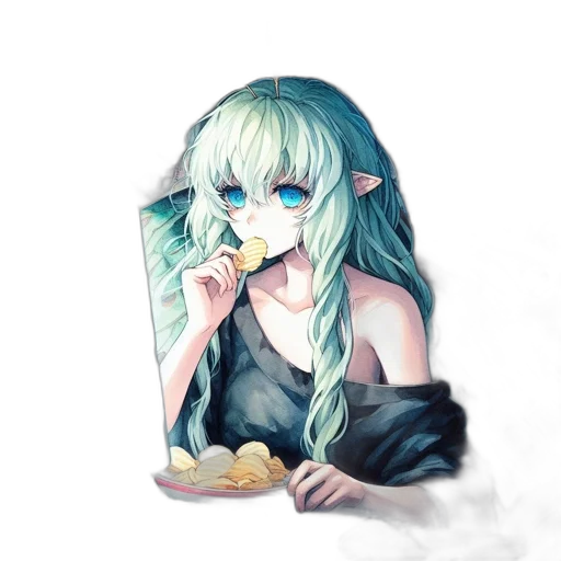 food, dragon, creature, face transparent PNG cut-out
