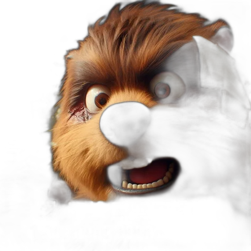 animal, creature, face, staff transparent PNG cut-out