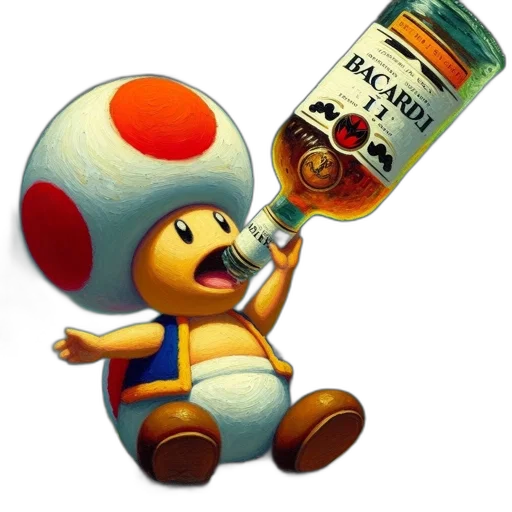bottle, food, weapon, hat transparent PNG cut-out
