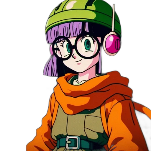 hat, jacket, staff, anime transparent PNG cut-out