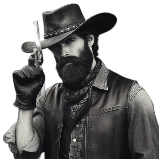 hat, staff, weapon, photorealistic transparent PNG cut-out