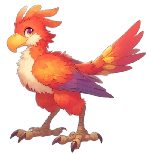 animal, concept art, pixel art, 3d render transparent PNG cut-out
