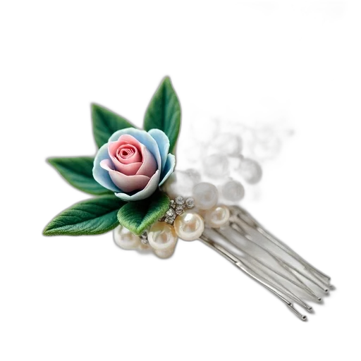 jewelry, flower, staff, 3d render transparent PNG cut-out