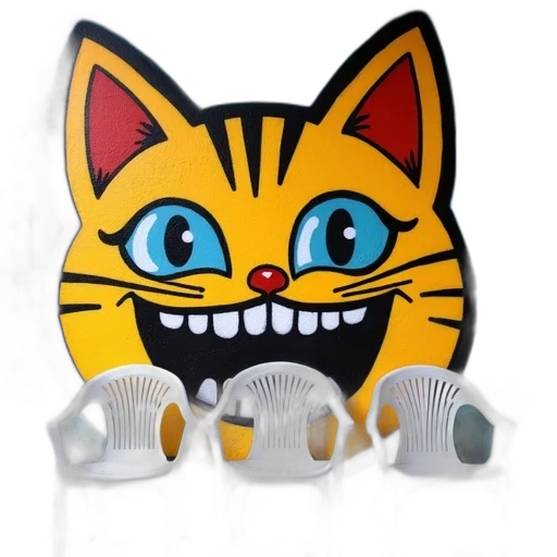 mask, 3d render, wall, large transparent PNG cut-out