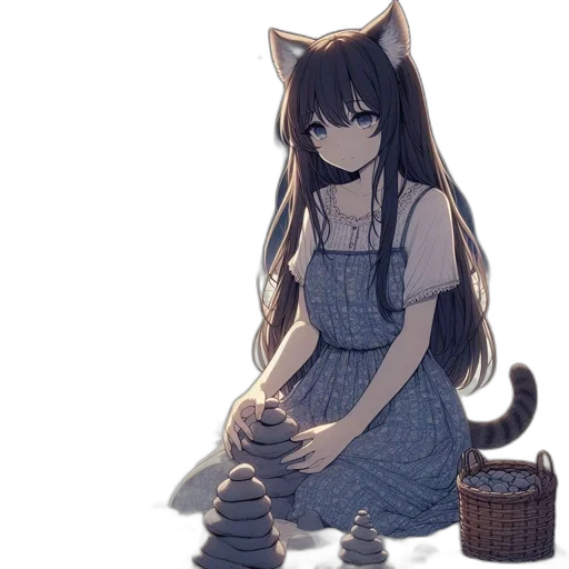 dress, mask, staff, animal transparent PNG cut-out