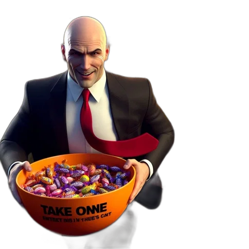 food, concept art, 3d render, bald transparent PNG cut-out