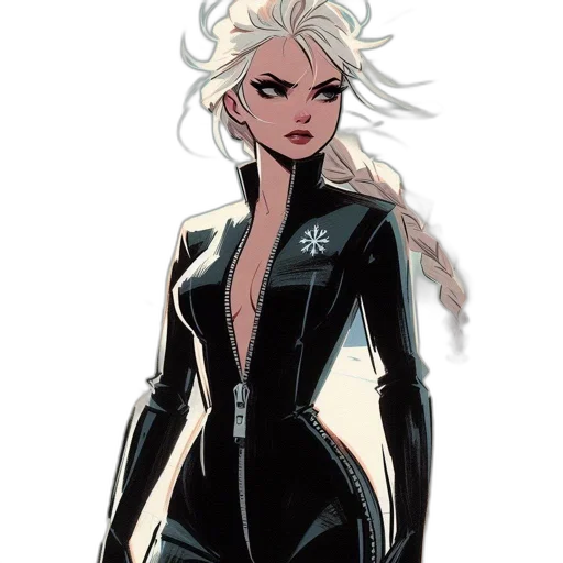 jacket, dress, comic book art, concept art transparent PNG cut-out