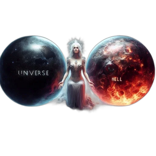 concept art, fantasy art, outer space, ethereal transparent PNG cut-out