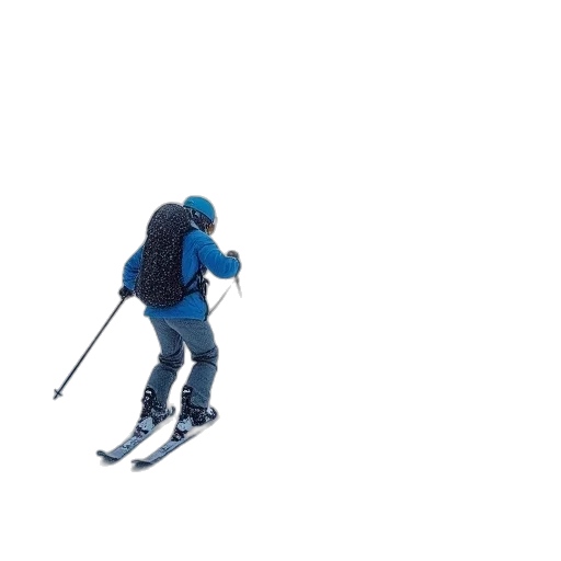 staff, jacket, robot, 3d render transparent PNG cut-out