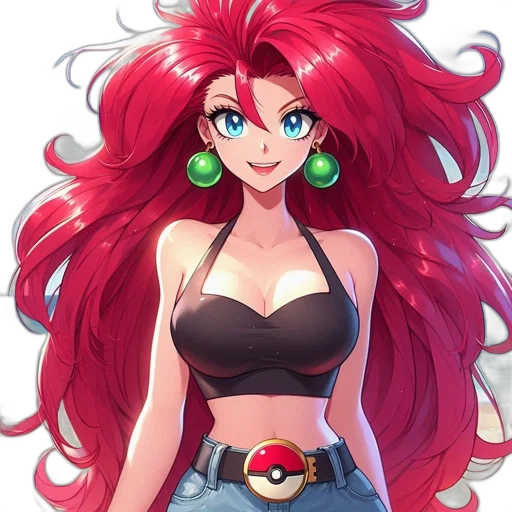 dress, hair, anime, concept art transparent PNG cut-out