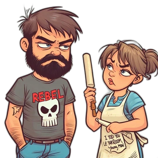 staff, weapon, cartoon, comic book art transparent PNG cut-out