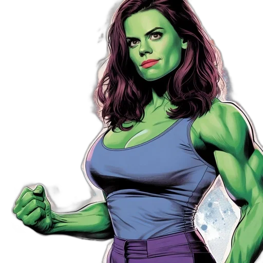 comic book art, concept art, cartoon, fantasy art transparent PNG cut-out