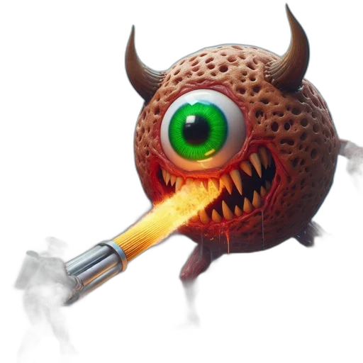 staff, weapon, creature, animal transparent PNG cut-out