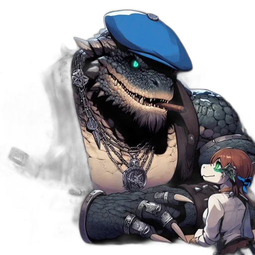 creature, dragon, robot, concept art transparent PNG cut-out
