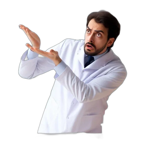 staff, jacket, weapon, robot transparent PNG cut-out