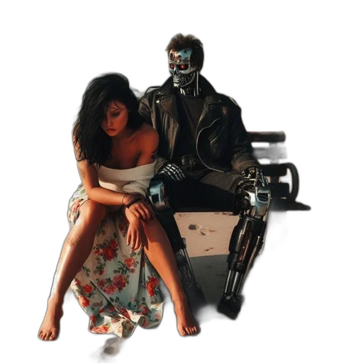 robot, furniture, cyberpunk, concept art transparent PNG cut-out