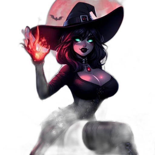 hat, staff, mask, dress transparent PNG cut-out