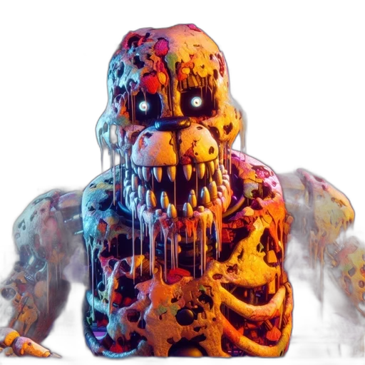 mask, creature, robot, 3d render transparent PNG cut-out