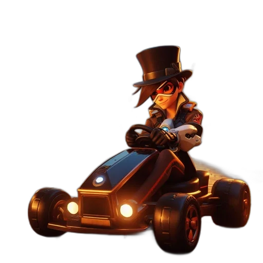 car, hat, weapon, robot transparent PNG cut-out