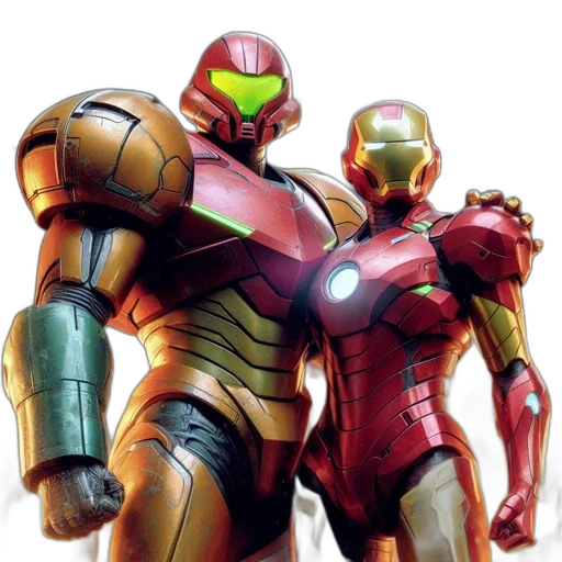 robot, concept art, 3d render, comic book art transparent PNG cut-out