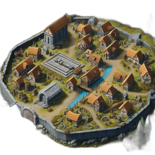 concept art, 3d render, photorealistic, fantasy art transparent PNG cut-out