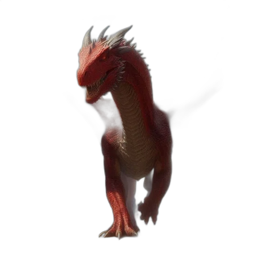 dragon, creature, animal, staff transparent PNG cut-out