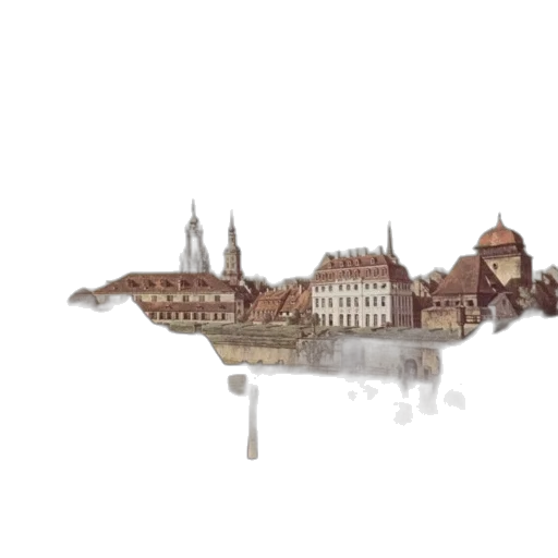 building, concept art, watercolor, pixel art transparent PNG cut-out