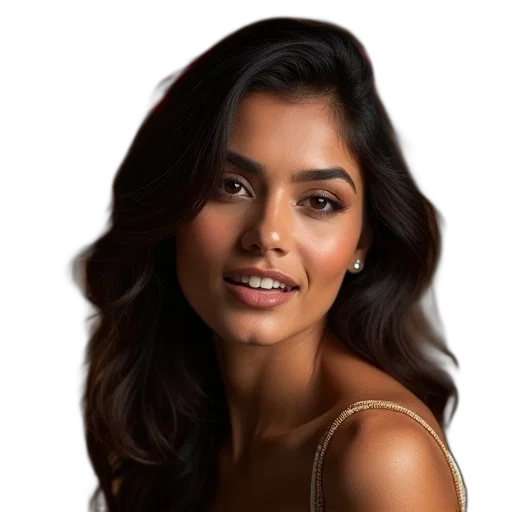 face, hair, jewelry, crown transparent PNG cut-out