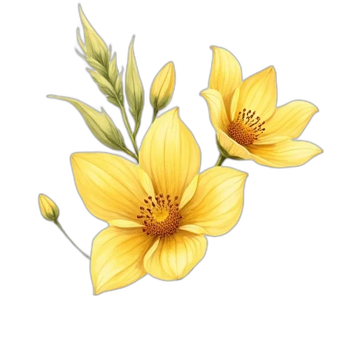 flower, crown, jewelry, staff transparent PNG cut-out