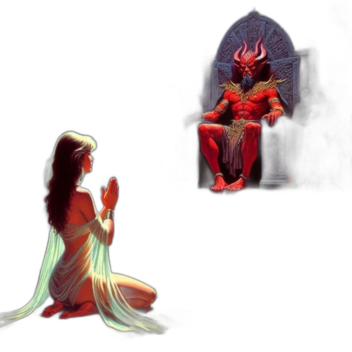 concept art, fantasy art, pixel art, 3d render transparent PNG cut-out