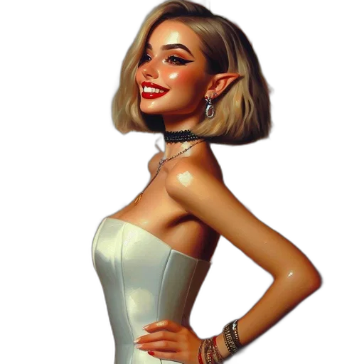 dress, face, mask, jewelry transparent PNG cut-out