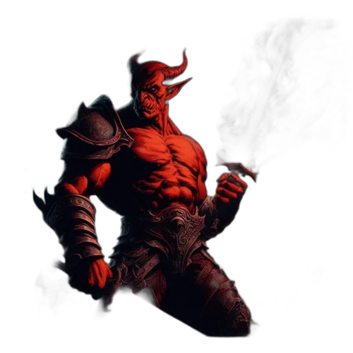 dragon, staff, weapon, mask transparent PNG cut-out
