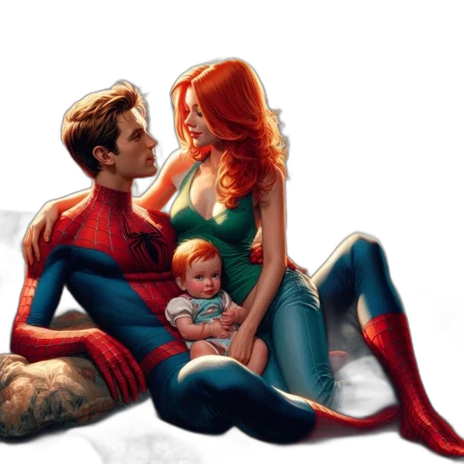 comic book art, concept art, cartoon, fantasy art transparent PNG cut-out