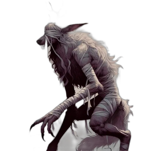 dragon, creature, animal, staff transparent PNG cut-out