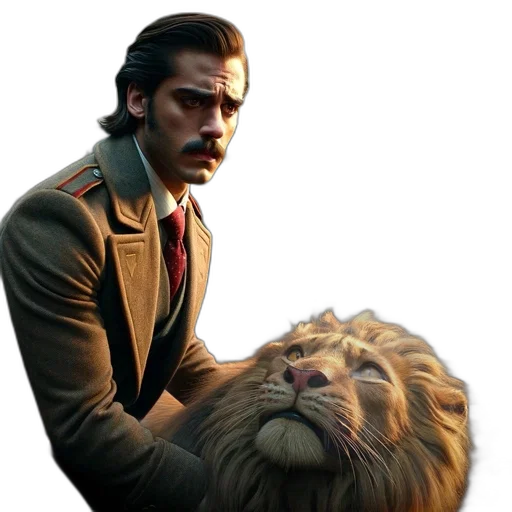 animal, creature, staff, jacket transparent PNG cut-out