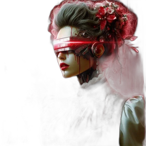 mask, crown, face, robot transparent PNG cut-out