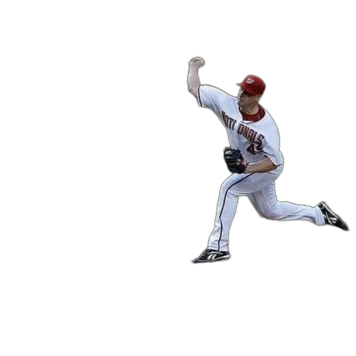 pitcher, nationals, about, throw transparent PNG cut-out